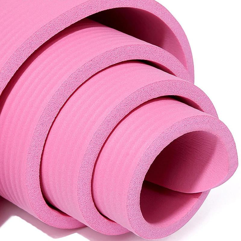 Yoga Mat, Non-Slip Fitness Yoga Mat, Fitness Exercise Mat, Solid Color Pilates Mat, Fitness Equipment for Home Gym, Yogachallenge